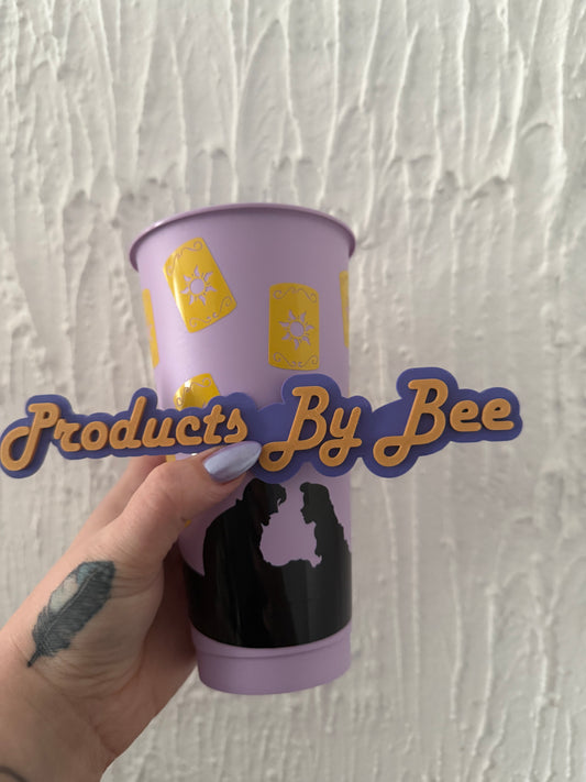 24oz Tangled Cold Cup