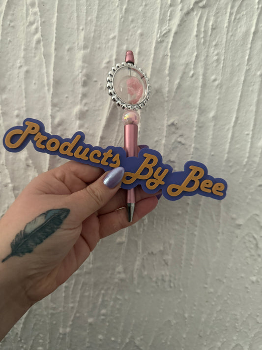 Pink Flower Pen